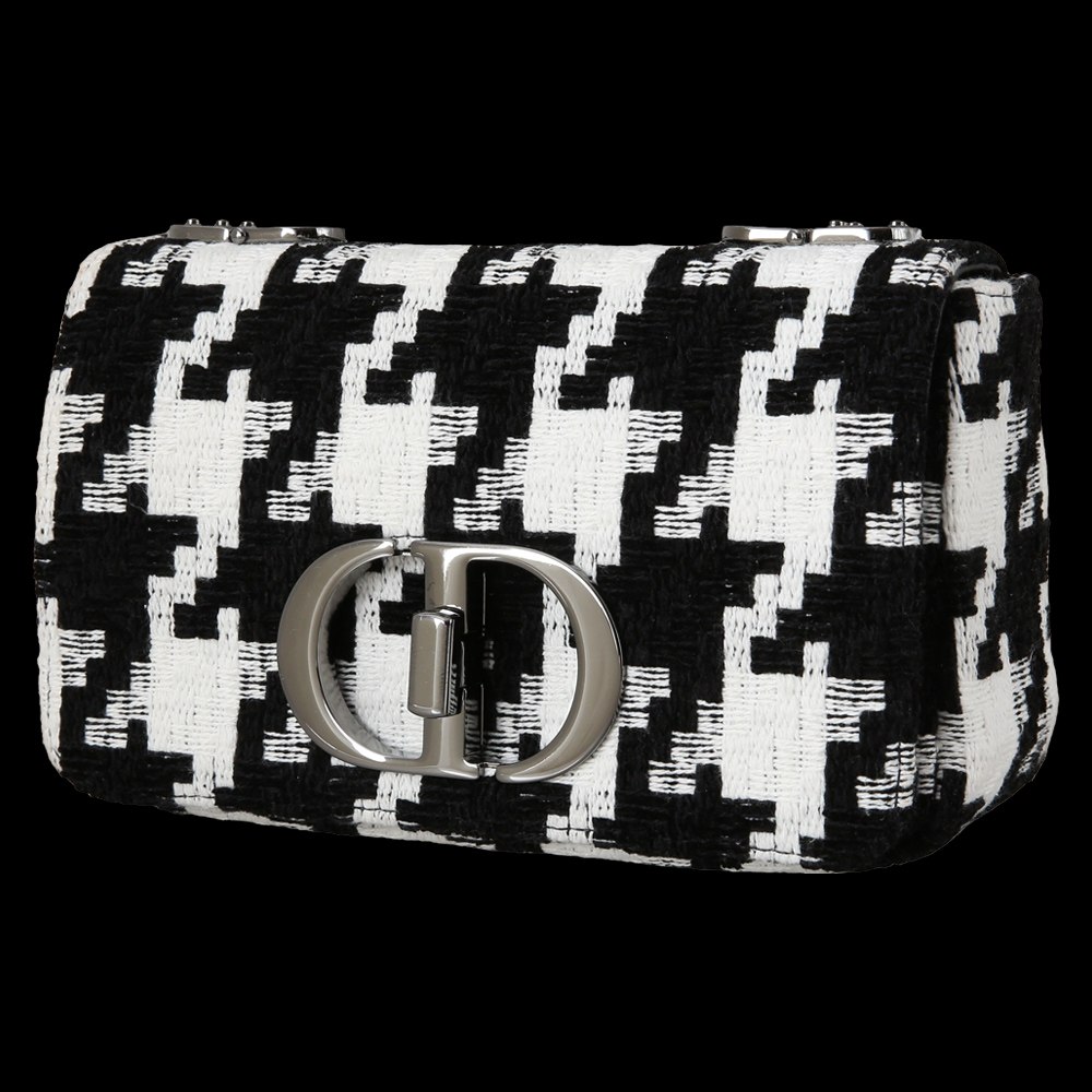 CHRISTIAN DIOR(USED)크리스찬디올 트위드 카로 스몰 체인백